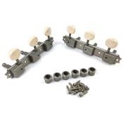 MECANIQUES 3x3 GOTOH TYPE KLUSON SUR PLATEAU NICKEL BOUTONS OLD WHITE RELIC