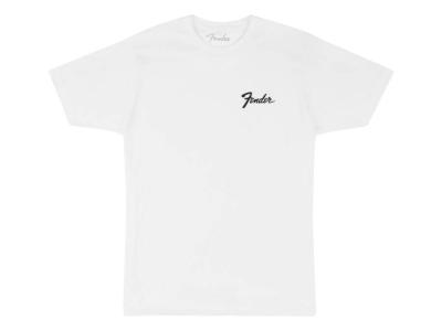 T-SHIRT FENDER BLANC LOGO TRANSITION S