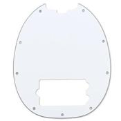 PICKGUARD BASSE MUSIC STINGRAY GAUCHER MAN BLANC 3 PLIS