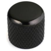 1 BOUTON DOME NOIR GROS GRAIN 19x19x6mm