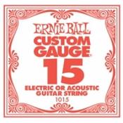 6 CORDES A L'UNITE ERNIE BALL SLINKY GAUGE 15