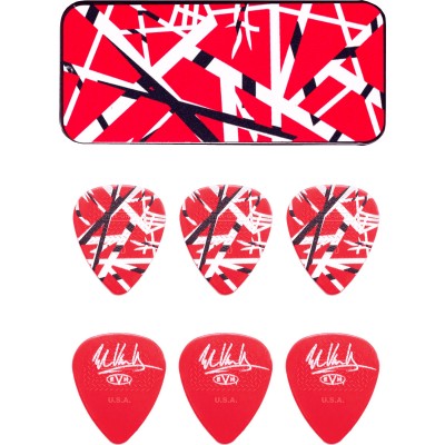 BOITE 6 MEDIATORS DUNLOP VAN HALEN FRANKENSTEIN