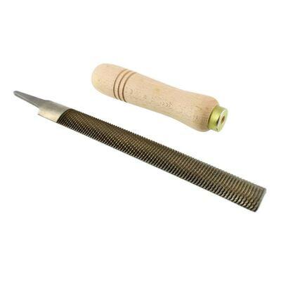 RAPE A BOIS ALLPARTS SEMI-RONDE AVEC MANCHE 21mm