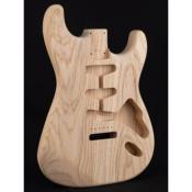 CORPS STRATOCASTER FRENE LEGER 2 PARTIES NON VERNIS ALLEMAGNE