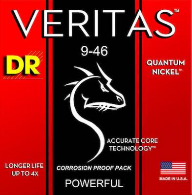 CORDES GUITARE 6 CORDES DR STRINGS VERITAS 9-46