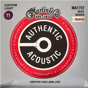 CORDES GUITARE MARTIN MA175T CUSTOM LIGHT 11-52