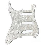 GAUCHER PICKGUARD SSS STANDARD STRAT WHITE PEARL ALLPARTS