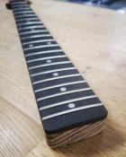 MANCHE TELECASTER ZEBRAWOOD 21 CASES TOUCHE EBENE