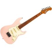 GUITARE ELECTRIQUE JET GUITARS MODELE JJ300 MINI SHELL PINK