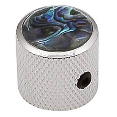 1 BOUTON DOME NICKEL TOP ABALONE 6mm