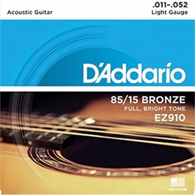 CORDES ACOUSTIQUE 11-52 D'ADDARIO EZ910