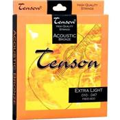 CORDES GUITARE ACOUSTIQUE TENSON 10-47