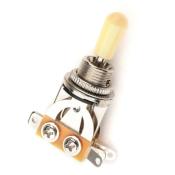 SELECTEUR TOGGLE 3P CHROME EMBOUT CREME IMPORT 3,8mm