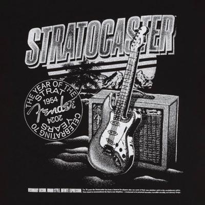 T.SHIRT FENDER 70 ANNIVERSARY STRATOCASTER NOIR S