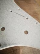 PICKGUARD STRAT SSH ARGENT PAILLETE HUMBUCKER AVEC CAPOT