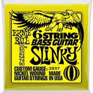 CORDES BASSE 6 CORDES SHORT SCALE ERNIE BALL 2837 20-90