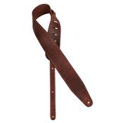 COURROIE GUITARE GAUCHO CUIR ITALIEN DARK BROWN