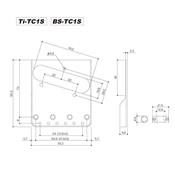 CHEVALET TELECASTER VINTAGE GOTOH BS-TC1S NICKEL