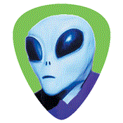 1 MEDIATOR HOT PICKS HOLOGRAMME ALIEN