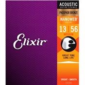 ELIXIR NANOWEB MEDIUM PHOSPHOR/BRONZE 13-56