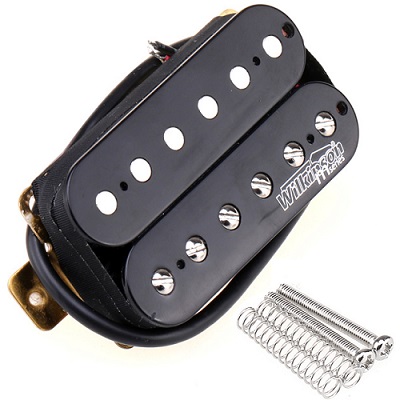 MICRO HOT HUMBUCKER WILKINSON PAF ALNICO 5 MANCHE NOIR