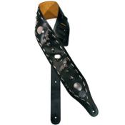 COURROIE GUITARE GAUCHO EXTRA-LARGE 10cm CHAUVE-SOURIS