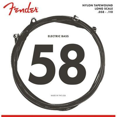 CORDES BASSE 4 CORDES FENDER 9120M 58-110 NYLON (FRETLESS)