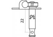 MECANIQUES INDIVIDUELLES NICKEL BOUTON BLANC PLASTIQUE