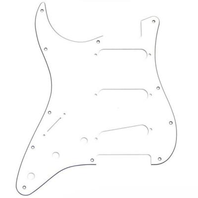 PICKGUARD SSS STANDARD BLANC GAUCHER ALLPARTS