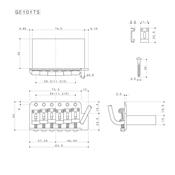 VIBRATO STRAT GOTOH GE101TS DORE