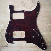 PICKGUARD STRATOCASTER HH 2 POTS TORTOISE INTENSE