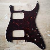 PICKGUARD STRATOCASTER HH TORTOISE INTENSE