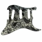 PICKGUARD STRAT SSS 62' SILVER PAISLEY HOSCO